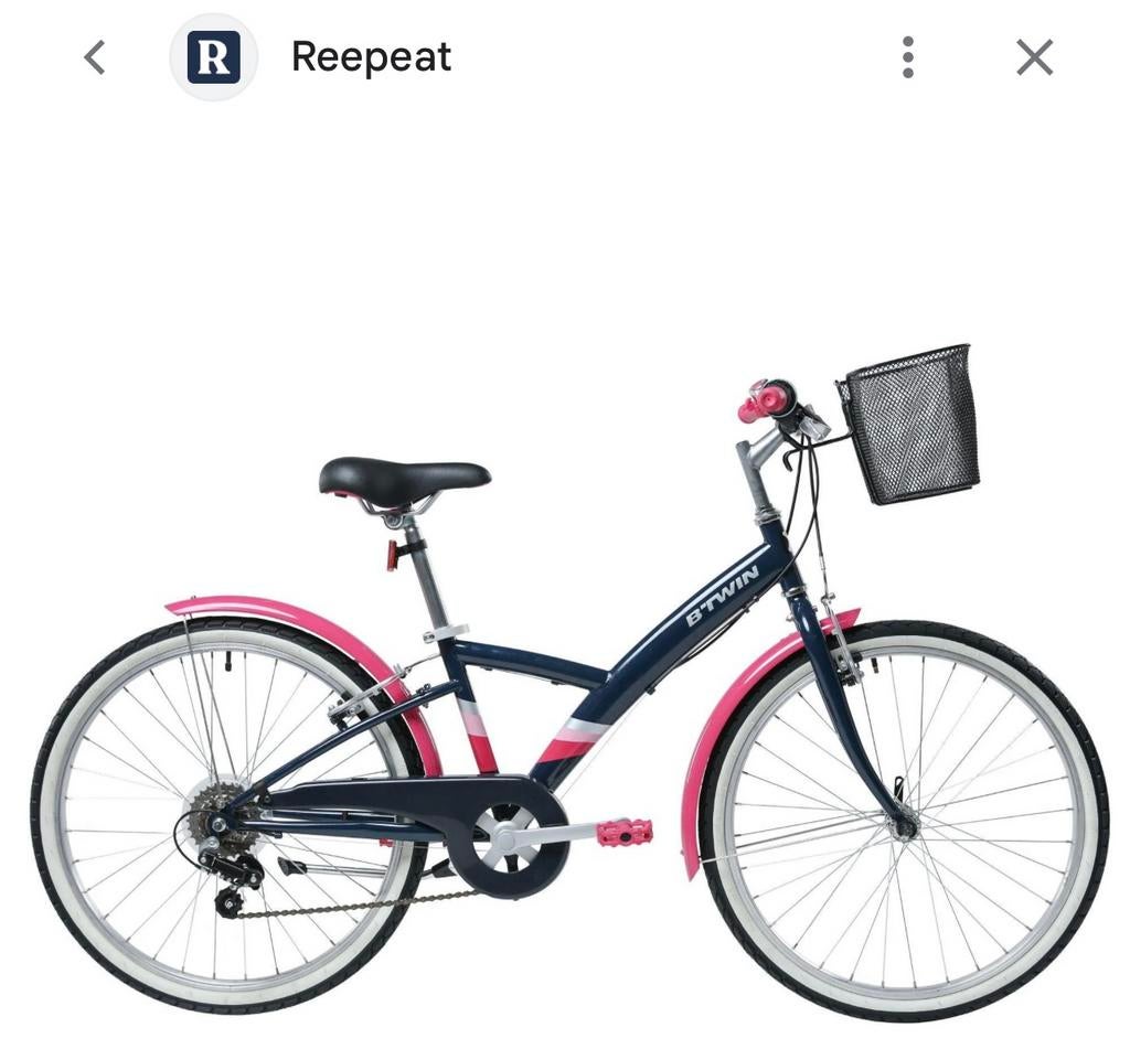 Vello fille 10ans 14ans, Vélos & Vélomoteurs, Enlèvement ou Envoi, Comme neuf