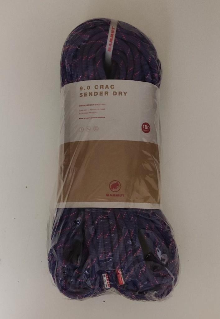 Corde d'escalade MAMMUT, emballée de 100m/9mm, Sport en Fitness, Overige Sport en Fitness, Nieuw, Verzenden
