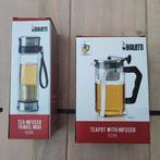 Théière Bialetti avec infuseur + tasse de voyage (neuve !), Neuf, Enlèvement ou Envoi, Verre, Autres types