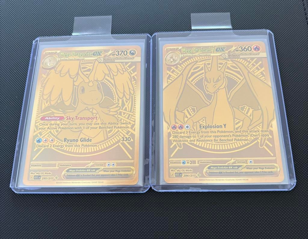 Ascended heroes hyper rare 294/295, Ophalen of Verzenden, Zo goed als nieuw, Meerdere kaarten