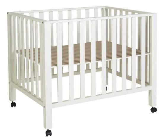 Quax park Mila Wit + Aerosleep matras + matrasbeschermer, Kinderen en Baby's, Babyparken, Ophalen, Gebruikt, Rechthoekig, In hoogte verstelbaar