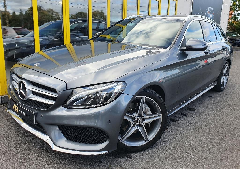Mercedes C200D/AMG Line/Automatique/2017/136,456 km/Euro 6, Argent ou Gris, Achat, Euro 6, Entreprise