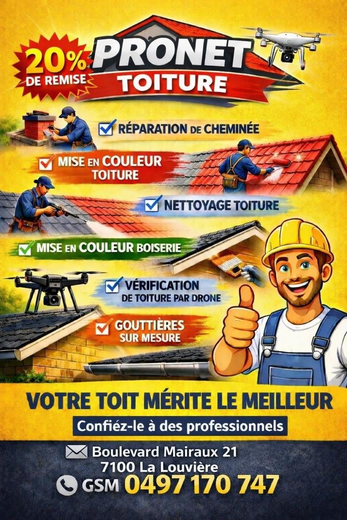 Nettoyage toiture, Bricolage & Construction, Tuiles & Revêtements de toit