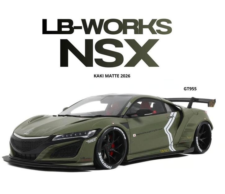 Honda NSX LB-Works GT Spirit nieuw, Hobby en Vrije tijd, Modelauto's | 1:18, Nieuw, Auto, Overige merken, Ophalen of Verzenden
