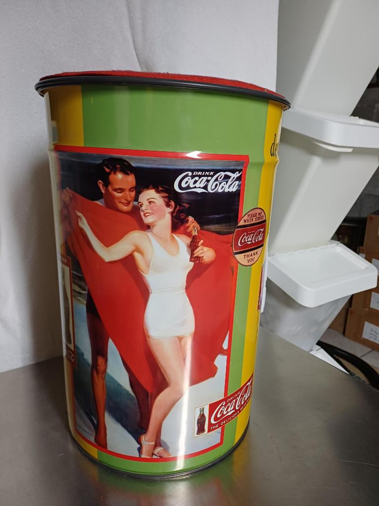 coca cola vintage poef, Ophalen