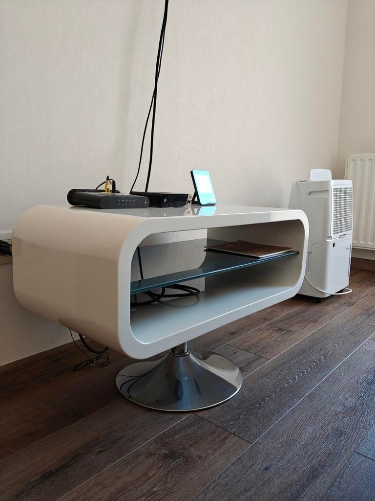 Uniek design TV-meubel – wit – modern & stijlvol, Ophalen