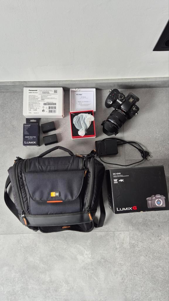 Panasonic Lumix GH5 met lens, Audio, Tv en Foto, Fotocamera's Digitaal, Overige Merken, Ophalen