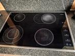 Grote vitrokeramische Siemens kookplaat. 85*60cm, 4 zones de cuisson, Encastré, Enlèvement, Utilisé