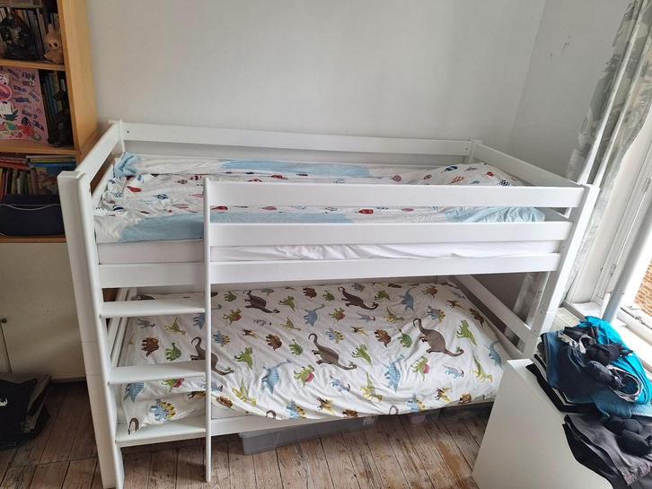 Lits superposés - De marque, en bois massif, Enfants & Bébés, Chambre d'enfant | Lits superposés & Lits mezzanines, Comme neuf