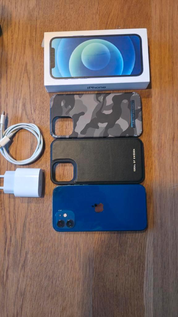 Apple iPhone 12, Télécoms, Téléphonie mobile | Apple iPhone, 64 GB, iPhone 12, Bleu, Enlèvement