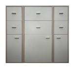 ecru houten badkamer kasten, Huis en Inrichting, Ophalen, (Half)hoge kast, 100 tot 150 cm, 100 tot 150 cm