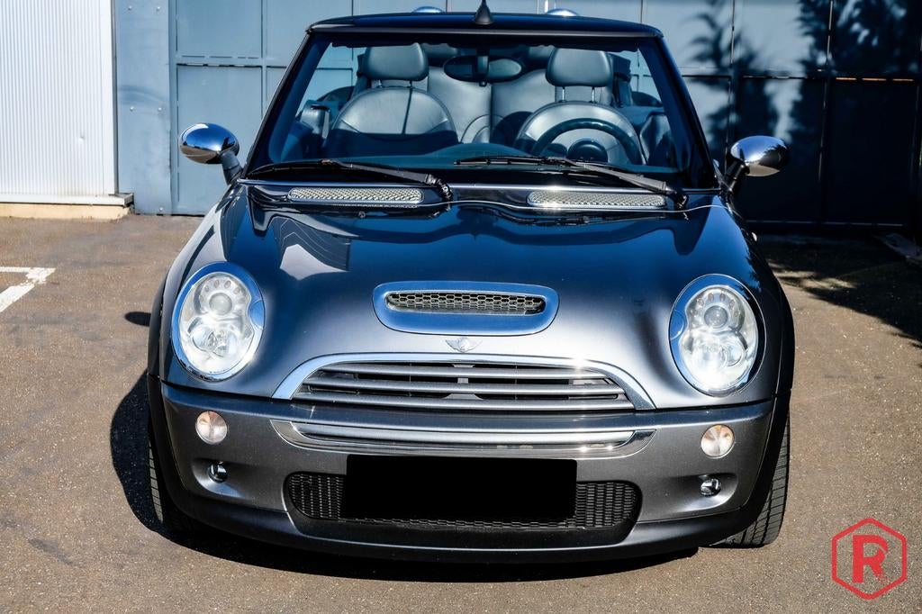 Mini Cooper S Cabrio 170pk Bluetooth Euro4 R52, Auto's, Voorwielaandrijving, 4 zetels, Zwart, 4 cilinders
