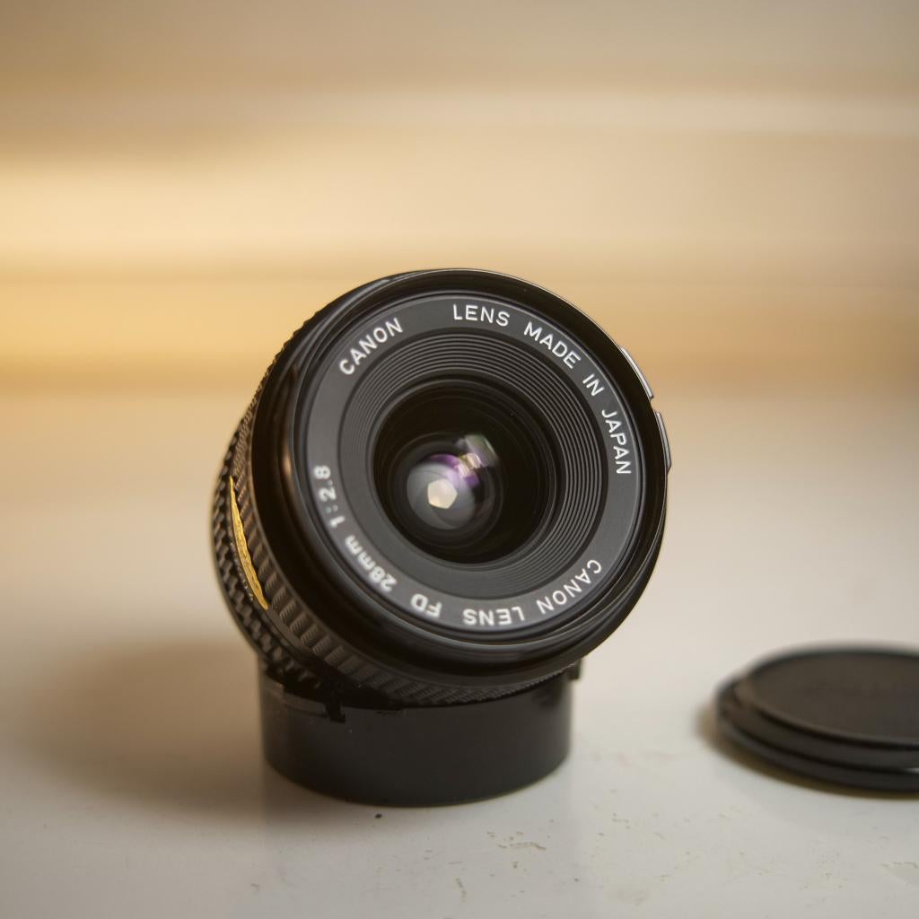 Canon nFD 28mm f/2.8 in zeer goede conditie, TV, Hi-fi & Vidéo, Photo | Lentilles & Objectifs, Comme neuf, Enlèvement ou Envoi