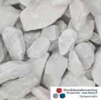 Crystal white breuksteen rotsen schanskorf deco wit contrast, Envoi, Neuf, Blanc, Rocher