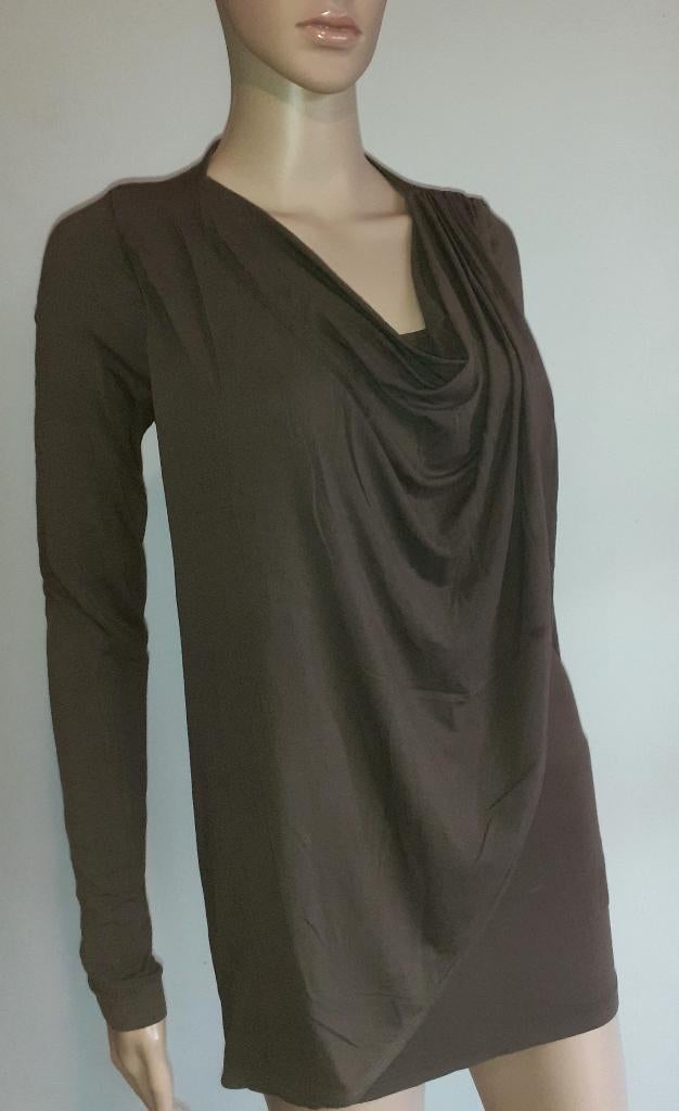 gedrapeerde tuniek khaki groen Zalando XS of 34, Vêtements | Femmes, Enlèvement ou Envoi, Comme neuf, Taille 34 (XS) ou plus petite