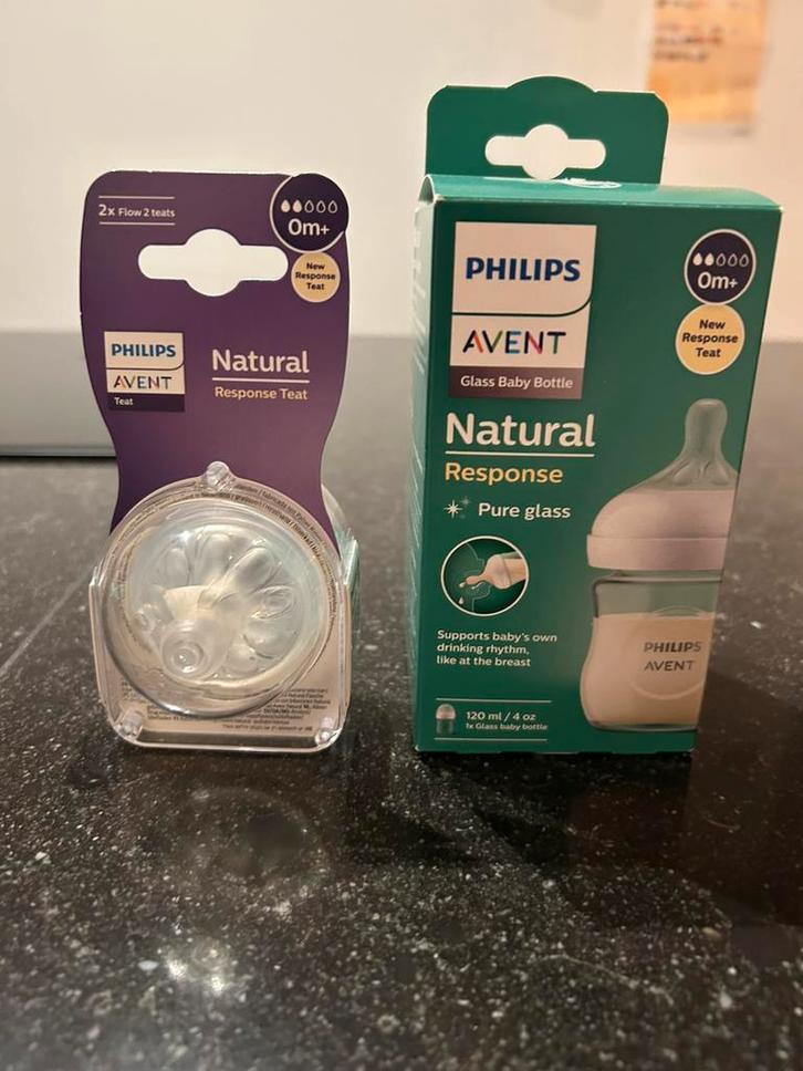 Philips Avent Naturel Response 0m+ | 2 extra spenen (NIEUW), Kinderen en Baby's, Babyvoeding en Toebehoren, Nieuw, Ophalen