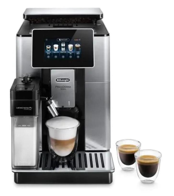DELONGHI PRIMADONNA SOUL full auto WiFi + accessoires - 820€, Electroménager, Cafetières, Comme neuf, Café moulu, Café en grains