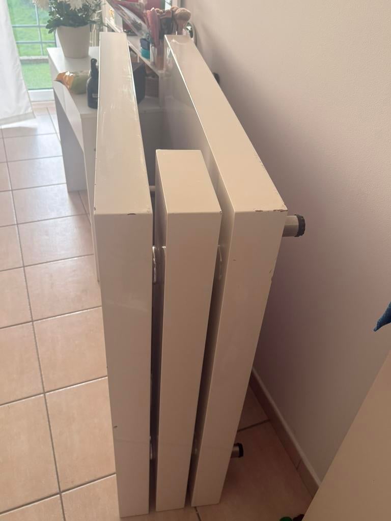 Witte gelakte salontafel, Doe-het-zelf en Bouw, Verwarming en Radiatoren, Ophalen, Zo goed als nieuw