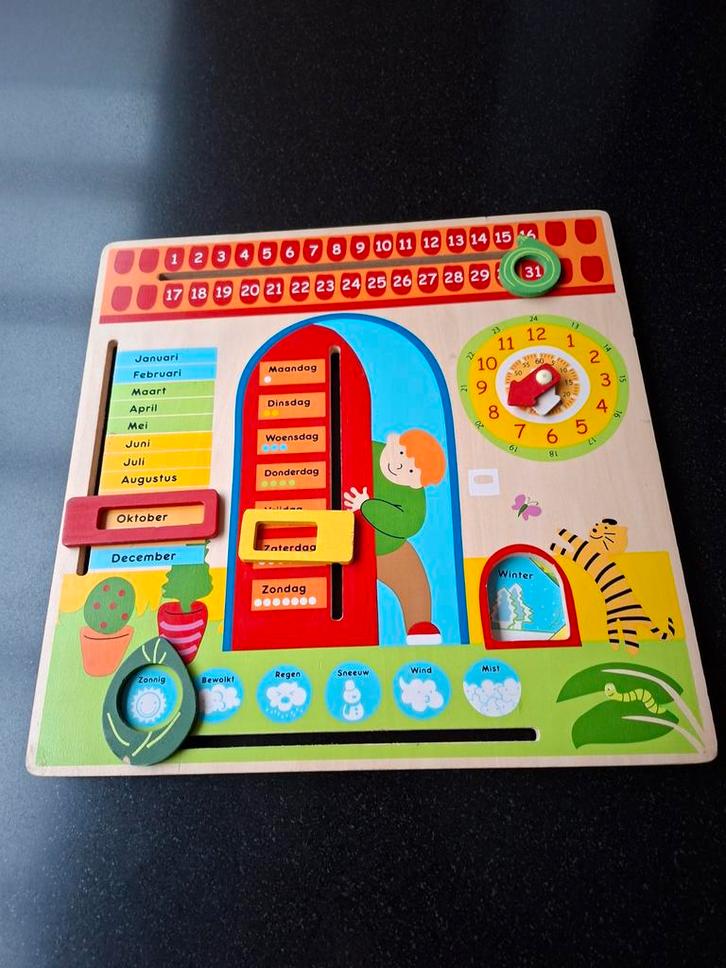 Calendrier en bois, Divers, Calendriers, Enlèvement ou Envoi