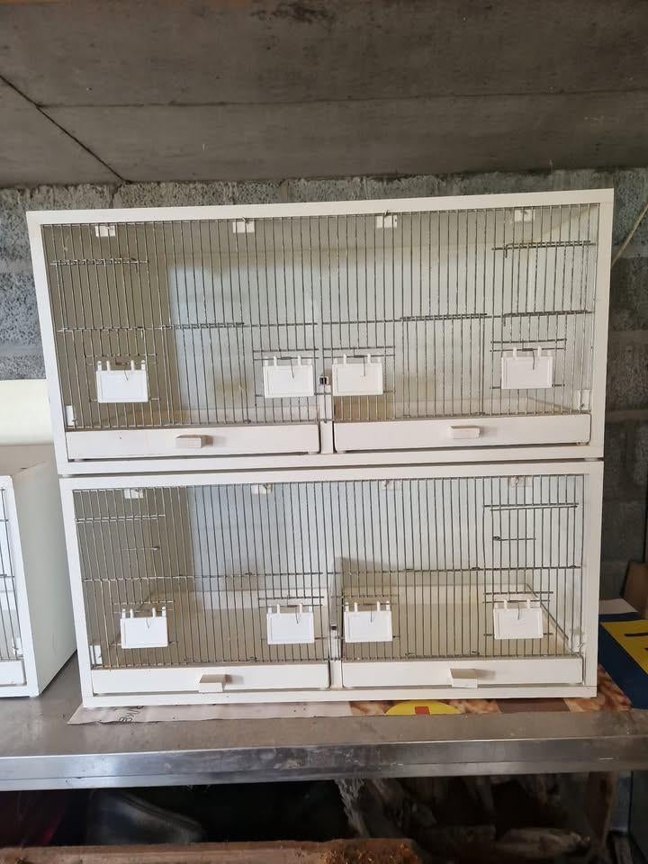 2 kweekkooien afm 85l x 40h x 30d, Animaux & Accessoires, Oiseaux | Cages & Volières, Enlèvement, Utilisé, Cage d'élevage