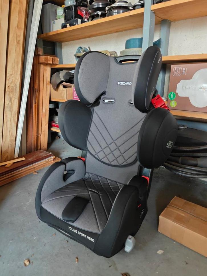 Recaro Young sport hero prime mat black, Kinderen en Baby's, Autostoeltjes, Autogordel, Ophalen
