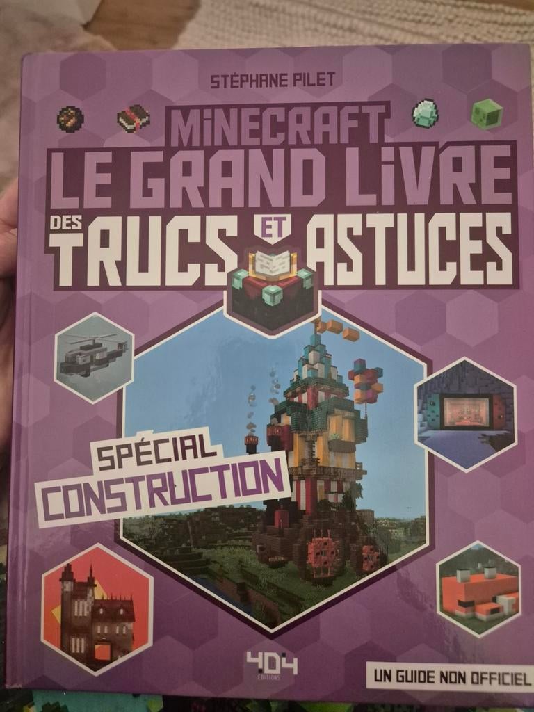 Livres Minecraft, plaque de bois et livret en cadeau, Livres, Enlèvement