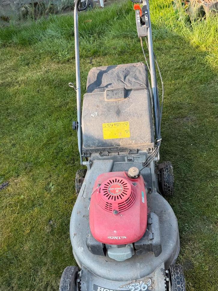 Honda HRD 536C Grasmaaier - Pro GXV-motor, Tuin en Terras, Grasmaaiers, Gebruikt, Benzine-grasmaaier, 50 cm of meer, Kooimesmaaier