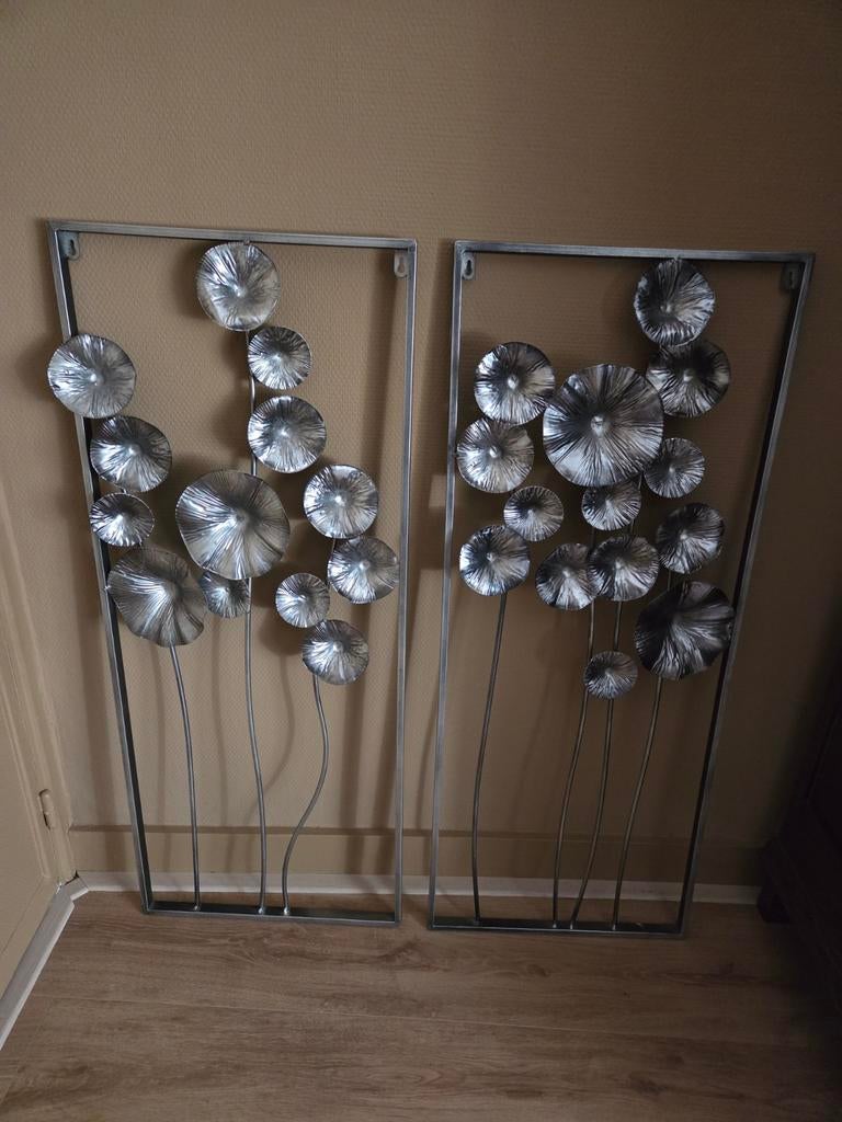 Decoratieve wandpanelen in metaal, Ophalen, Metaal