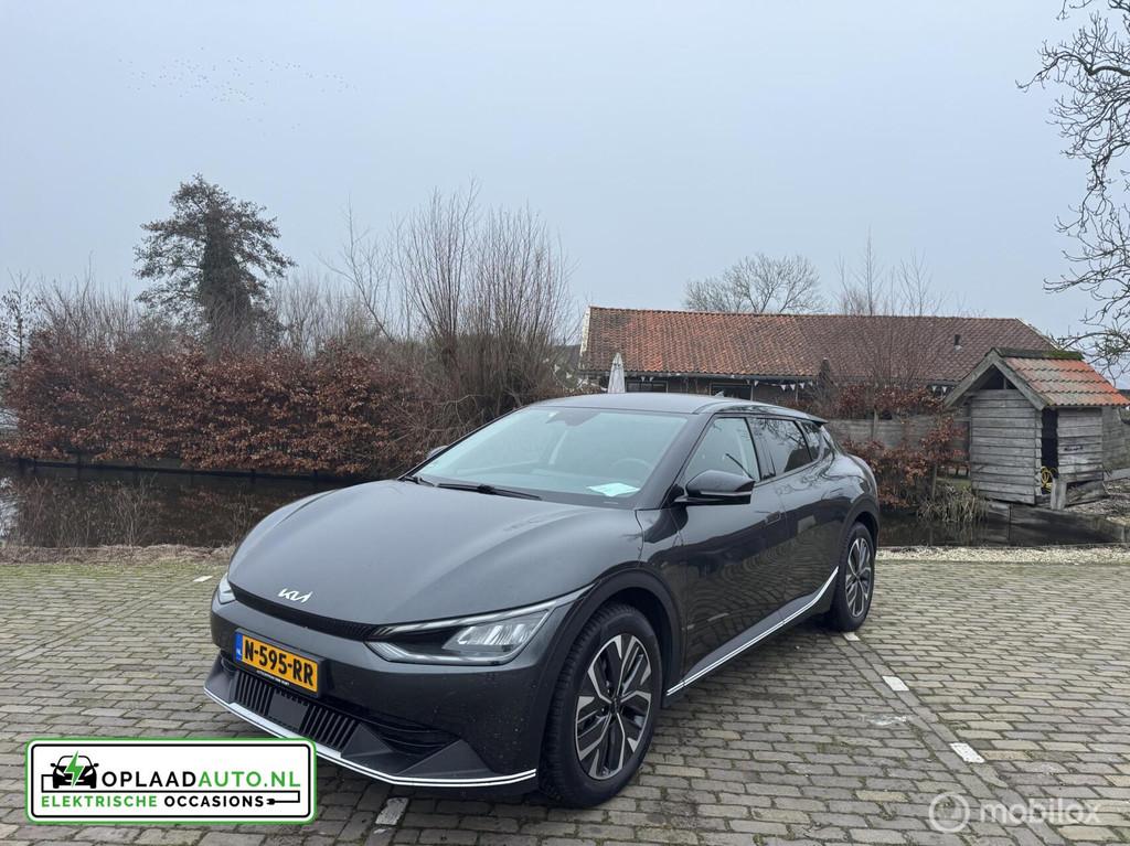 Kia EV6 58 kWh | Soh 100% | Stoelverwarming | Camera, Autos, Kia, Argent ou Gris, Achat, 750 kg, Entreprise