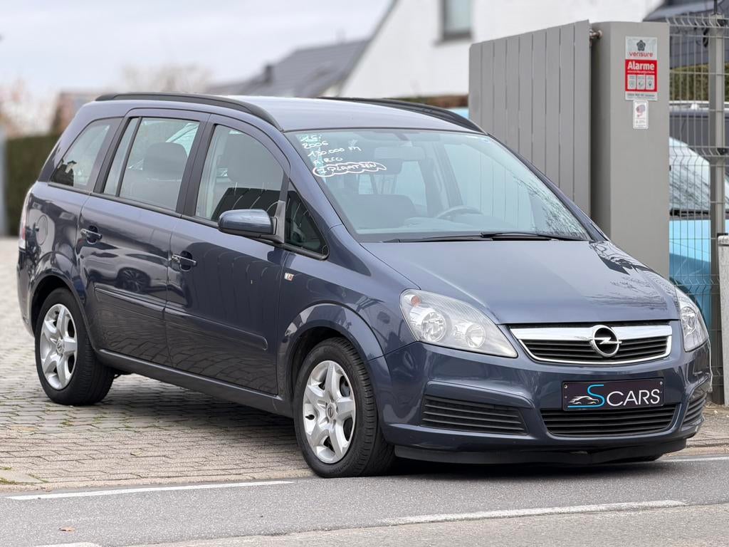 Opel zafira 1.6 ** 7 plaatsen ** 135.000 km ** Airco **, Auto's, 1600 cc, 7 zetels, Bedrijf, Airbags