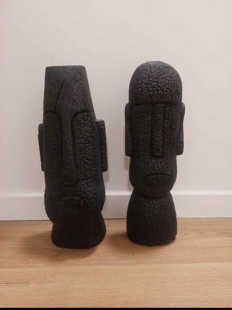 Afrikaanse hoofden, Antiek en Kunst, Ophalen