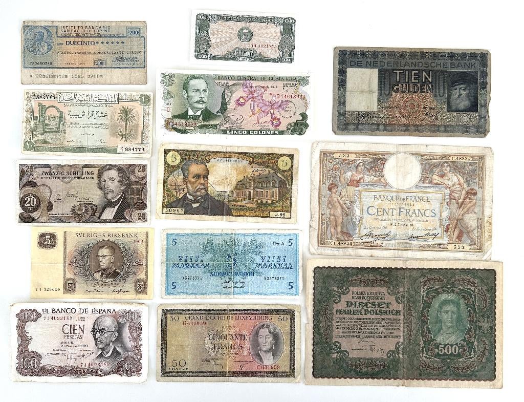 lot 2, 13 notes, Enlèvement ou Envoi, Allemagne, Billets en vrac