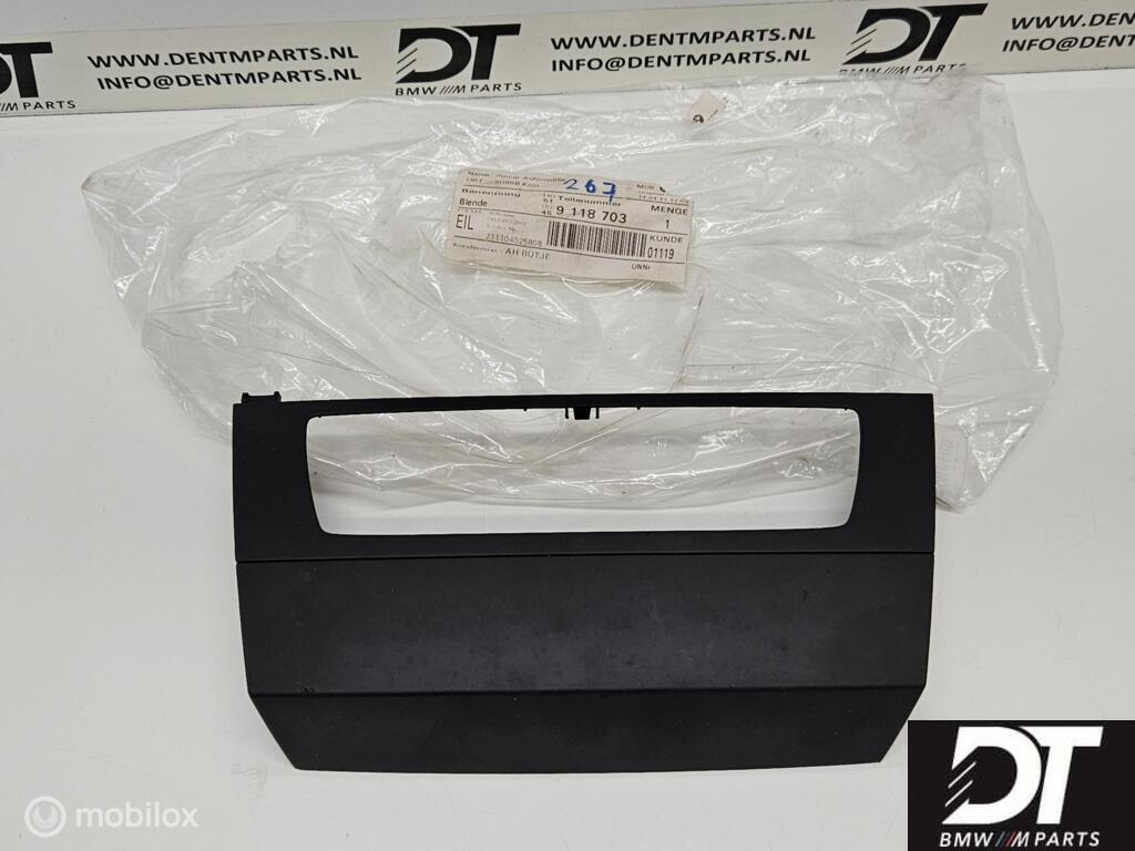 Middenconsole paneel BMW 3-serie E90 E91 E92 E93 51459118703, Nieuw, Ophalen of Verzenden, BMW, BMW