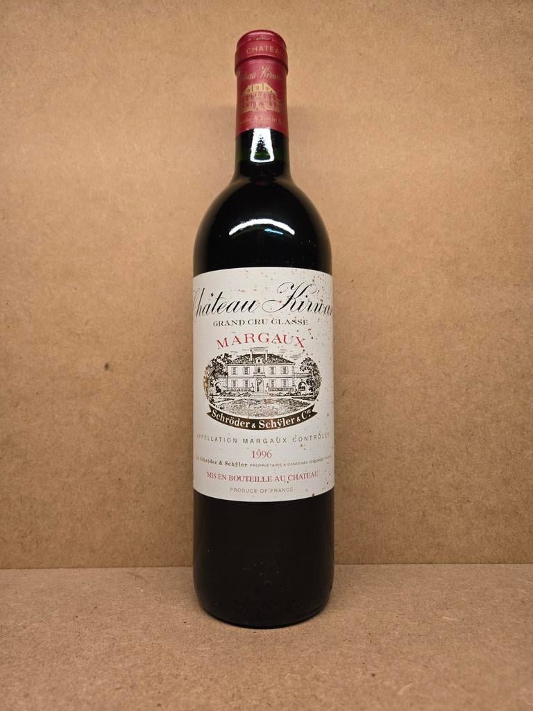 1x Ch Kirwan 1996 (Margaux Grand Cru Classé), Collections, Enlèvement