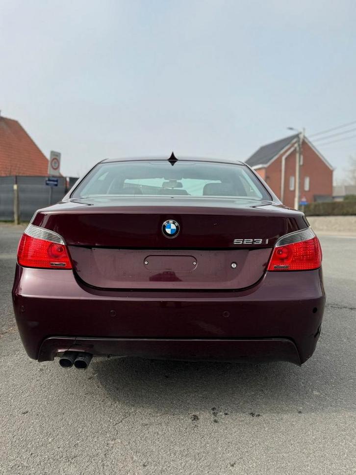 Bmw e60 zeer goede staat gekeurd voor verkoop, Auto's, BMW, Bedrijf, Benzine, Euro 4, Automaat, Rood, Leder, Onderhoudsboekje