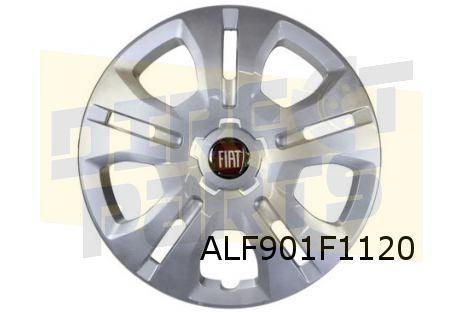 Fiat enkel wieldeksel 16" zilver 5x dubbelspaak Origineel! 6, Auto diversen, Wieldoppen, Nieuw, Verzenden