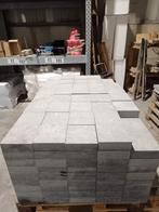 8 m² PAVÉS 1 face sablée15x15x5 cm Pierre bleue de Belgique, Jardin & Terrasse, Pavé & Dalles, Sablée, Comme neuf, Enlèvement
