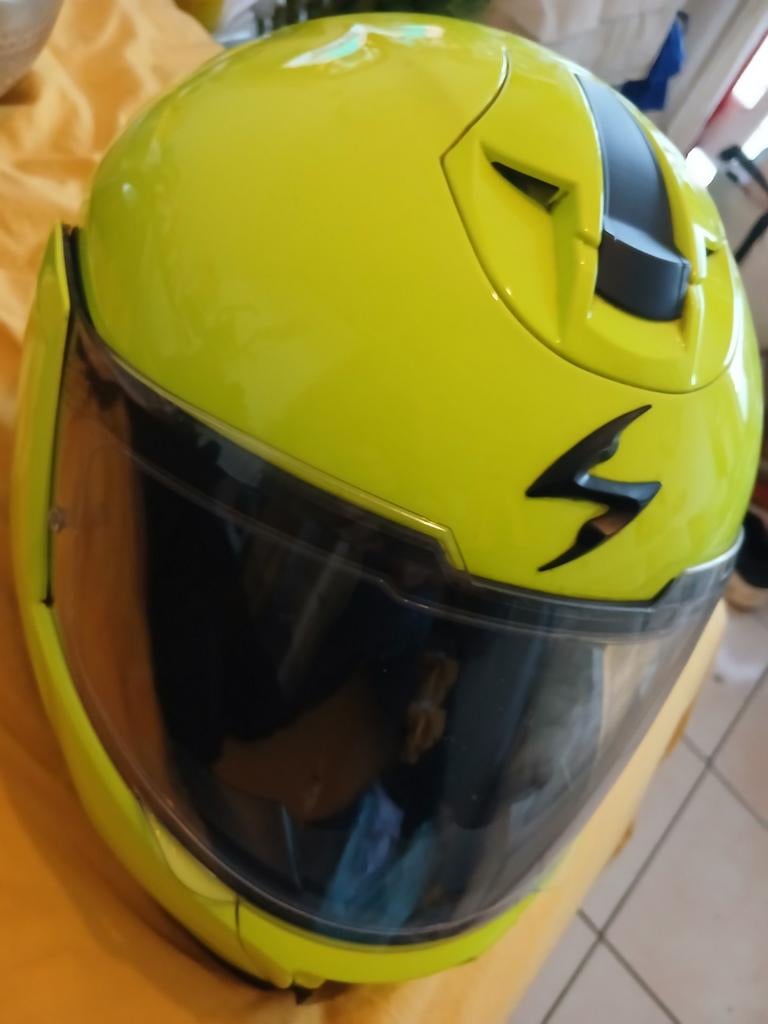 CASQUE MOTO NEUF  " TAILLE L" MODULABLE PRIX 100 EUR, Motos, Enlèvement, L