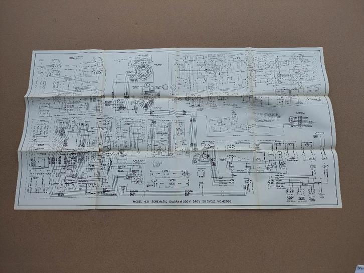 Stroom Schema Rock-ola 431/ Coronado (1966) jukebox, Collections, Machines | Jukebox, Envoi