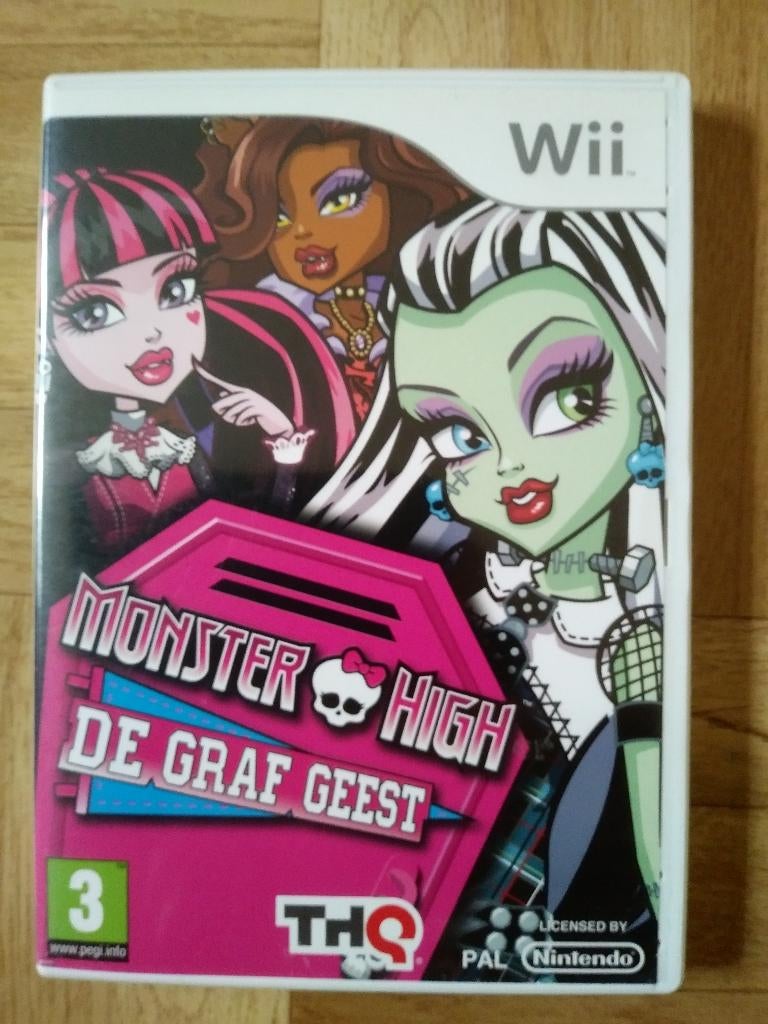 Monster High, the Grave Ghost, jeu pour Wii ou Wii U, Enlèvement ou Envoi, 1 joueur, Aventure et Action, À partir de 3 ans