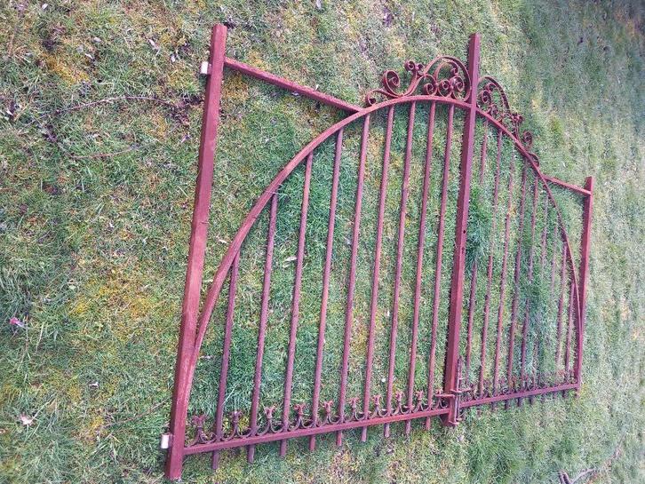 Nieuw ijzeren hekken te koop 3m breed, Jardin & Terrasse, Clôtures de jardin, Neuf, Clôture ornementale, Fer, Avec portail, Enlèvement