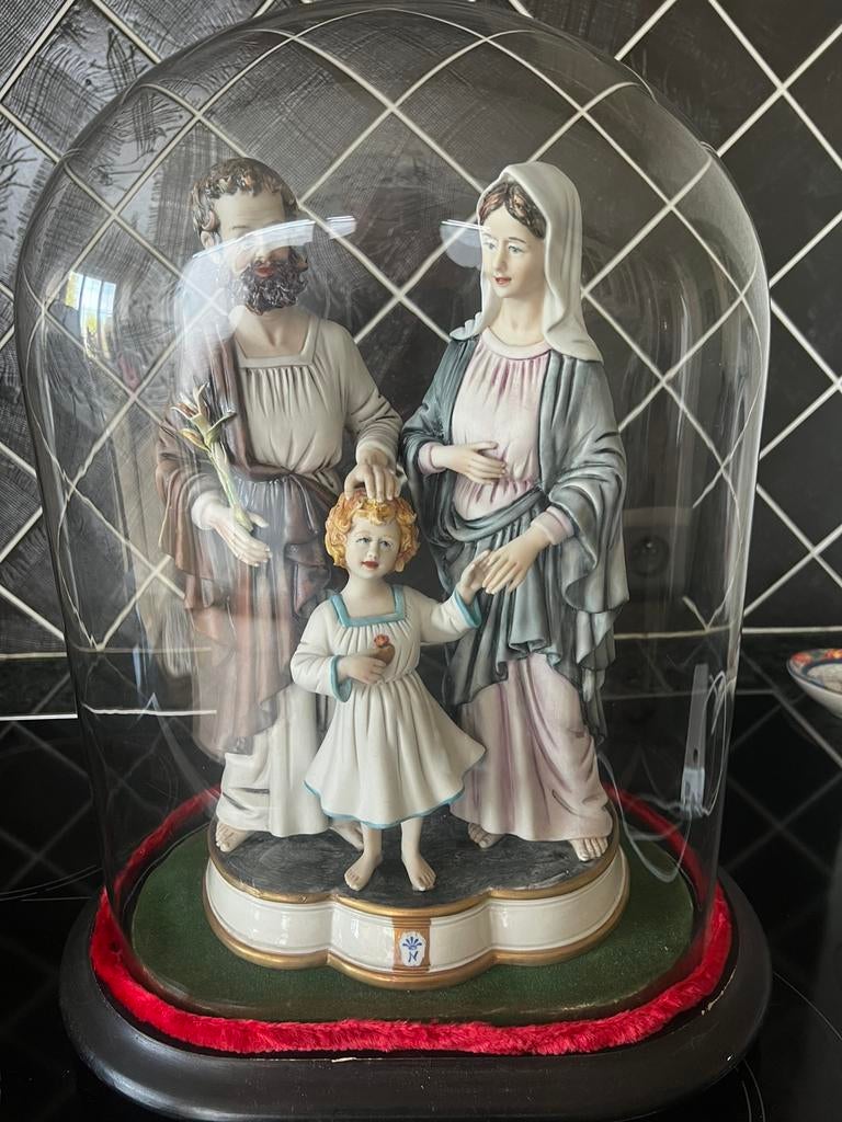 Capidomonte heilige familie beeld en 2 andere, Antiek en Kunst, Ophalen
