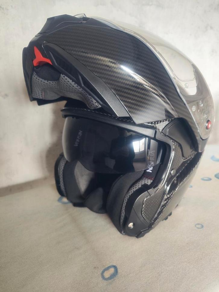 Nishua NFX 3 Evo, Motoren, Kleding | Motorhelmen, M, Ophalen of Verzenden