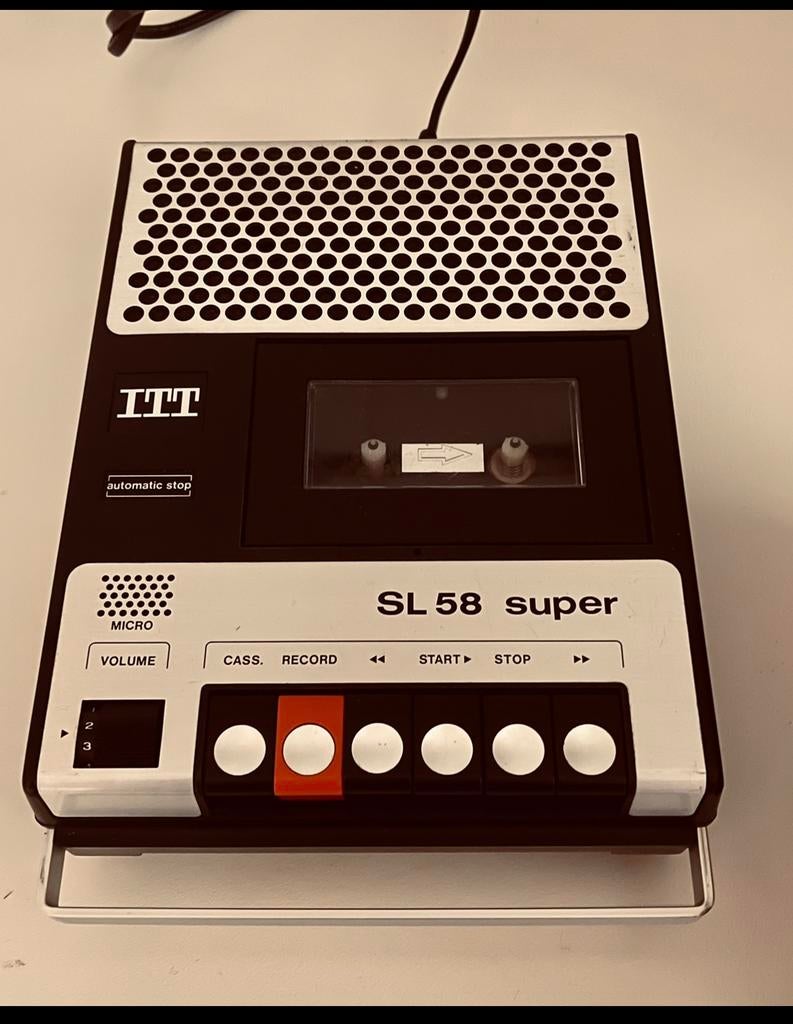 ITT SL 58 super cassette recorder, Ophalen