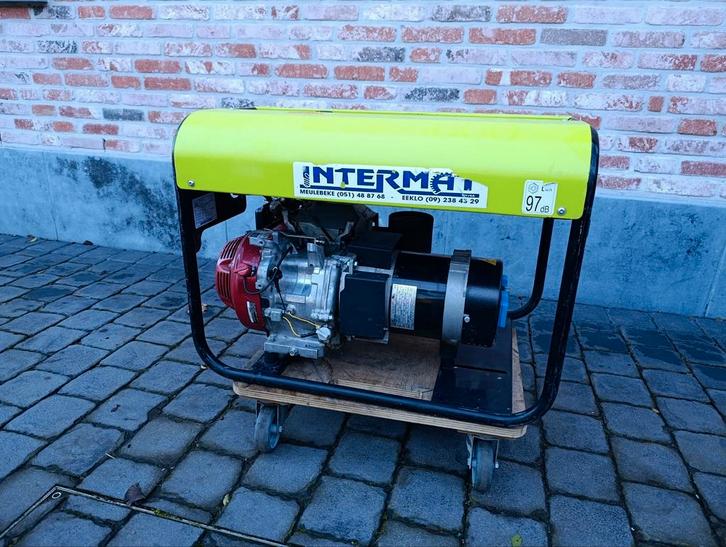 Générateur d'essence Honda ES5000 monophasé 4,6 kW - Pramac, Bricolage & Construction, Générateurs, Utilisé, Essence, Moins de 5 kVA