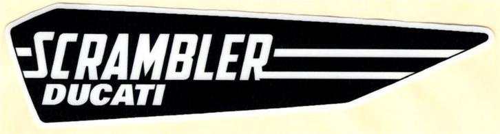 Ducati Scrambler rechts sticker #3, Motoren, Accessoires | Stickers, Verzenden
