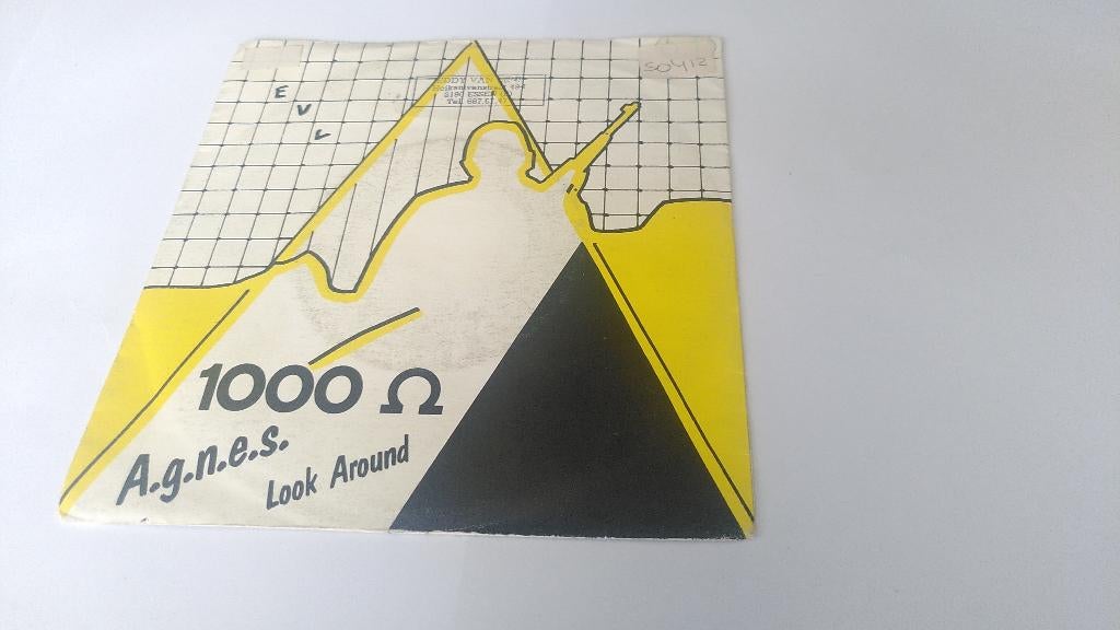 SINGLE 1000 OHM --A.G.N.E.S. ----, Cd's en Dvd's, Gebruikt, Overige genres, 7 inch, Single