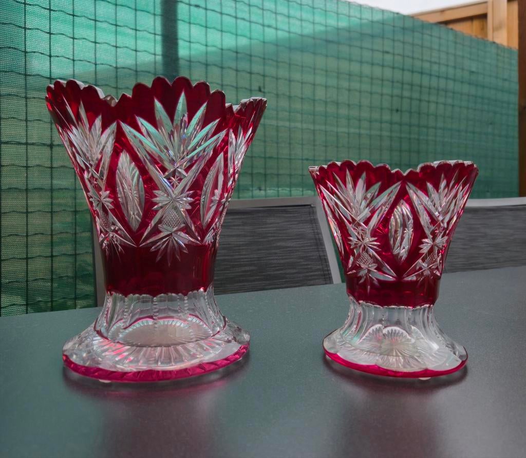 Set geslepen val saint lambert vazen
Model 1908, Enlèvement