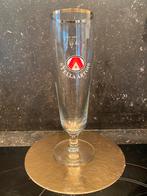 Stella Artois glas 0,2 l op voet 1973-1975, Ophalen of Verzenden, Gebruikt, Glas of Glazen, Stella Artois