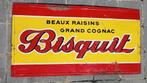 groot metalen reclamebord Cognac Biscuit ca 1950, Ophalen, Zo goed als nieuw, Reclamebord